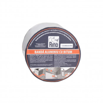 Rino banda aluminiu cu bitum 1.1mmX150mmX10m